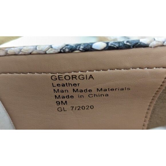 Aerosoles Georgia Loafers 
Flats Womens 9 M Snake Print Leather EUC (worn once) - Picture 12 of 14